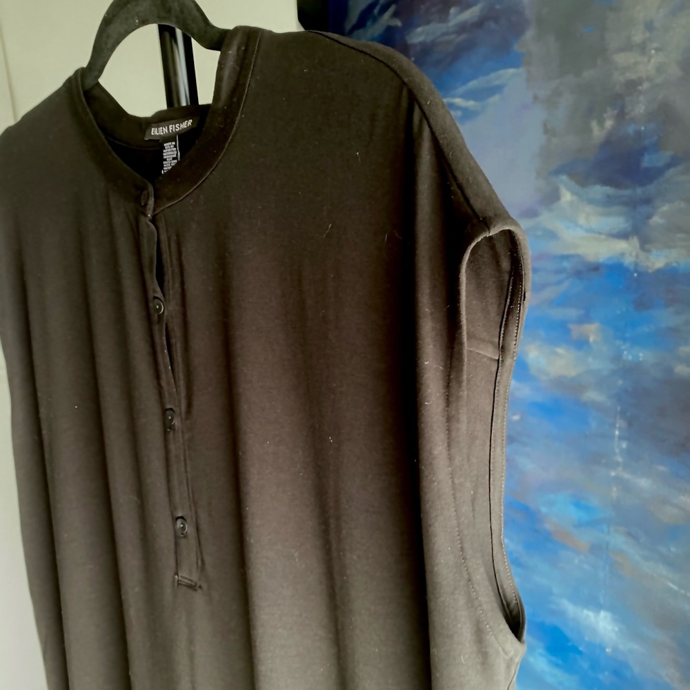 Eileen Fisher Black Dress - Picture 6 of 7